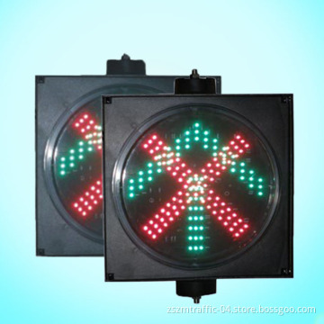 200m (8") LED Red Cross Green Arrow/ Lane Signals